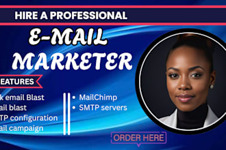 do email marketing blast, send bulk email SMTP server, mailchimp