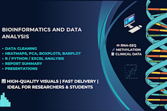 perform bioinformatics data analysis and create data visualizations