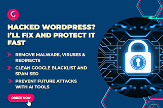remove malware,fix errors, secure sites, remove viruses,clean hacked wordpress