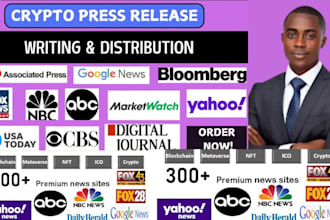 crypto press release nft blockchain metaverse crypto press release distribution