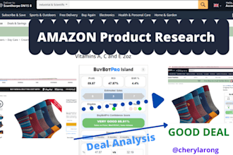 do product researching for amazon