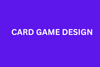 design card game art