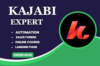 design kajabi website design, kajabi landing page or online course