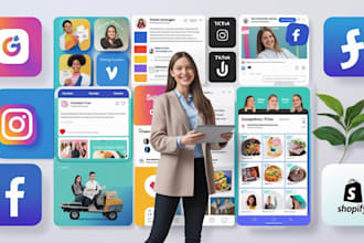 be your social media manager content creator and shopify brand strategist