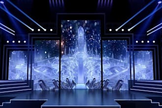 design 3d stage layouts with lighting, sound, elements and full stage planning