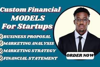 write an investor ready business plan and financial model for your startup funds