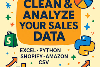 clean and analyze your sales data using excel and python