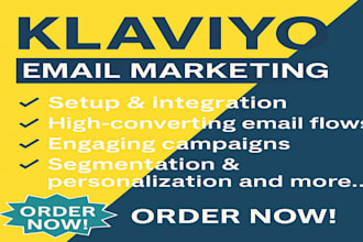 create high converting klaviyo email flows and campaigns to boost sales