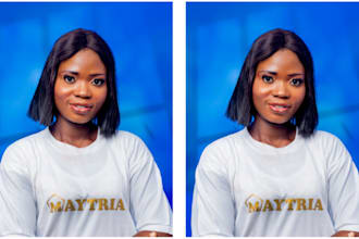 put your logo onto a male or female model shirt mock up female ugc model