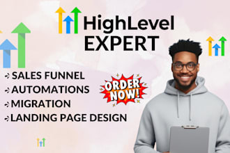 build go high level workflow funnel as a go high level expert virtual assistant