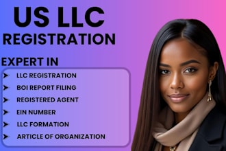 register your US llc, get ein, file boi report, renew llc