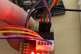 write embedded c code for arduino or fpga and design simple electronic circuits