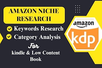 do amazon KDP keywords, niche research, market competitors for your kindle book