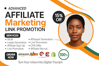 promote affiliate link clickbank offer, MLM marketing to generate leads traffic