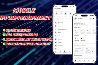 develop fintech app, payment app, bank app, bill payment app, crypto exchange