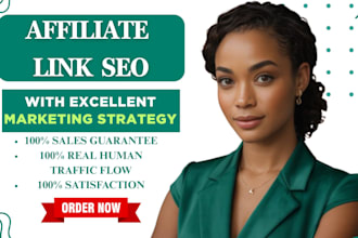 do SEO for all affiliate url links for sales and traffic