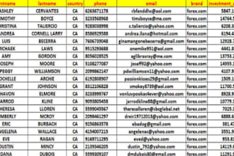 deliver you binance leads, depositor leads, forex crypto leads, bank leads
