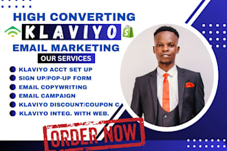 setup klaviyo email marketing, klaviyo email flow, shopify ecommerce campaign