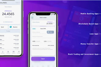 develop fintech app digital bank app p2p lending app wallet app neobank app