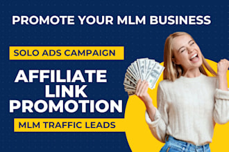 superfast MLM promotion, MLM leads, MLM traffic, affiliate network marketing