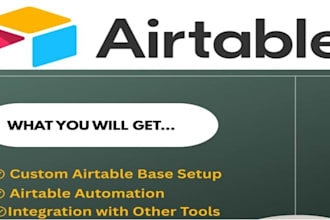 setup airtable, airtable interface, airtable automation, be your airtable expert