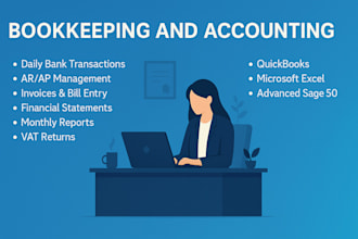 do bookkeeping and prepare financial reports