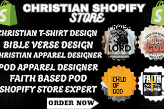 design christian clothing graphic and pod collections for your faith based store