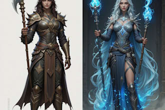 dnd character art and dnd character art