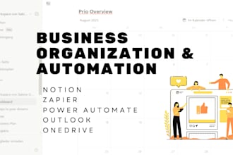 automize your workflows in notion, outlook, drive and office