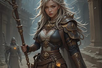 draw dnd character art or party, fantasy, scifi or creature illustration