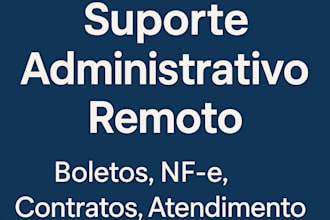 prestarei suporte administrativo remoto em portugues brasil