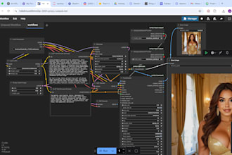 design ai image generation systems custom workflows using comfyui lora flux ai