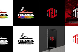 make automotive car racing logo design