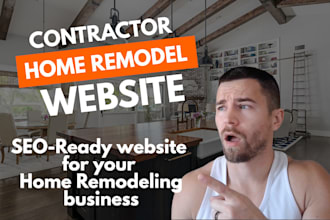 create a website for your home remodeling business