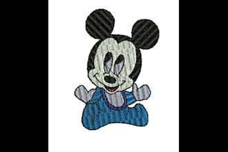 be offering instant delivery for baby mickey embroidery designs