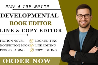 structural edit, line or copy editing and proofread fiction novel, nonfiction