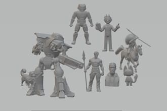 sculpt any custom miniature or character for 3d printing