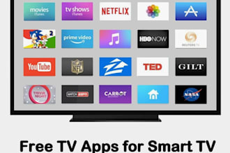 build smart tv, ott, vod, iptv, roku, lg tizen, amazon and live streaming app