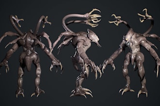 remodel 3d realistic character,4k texture,ue5 control rig for unreal, unity,gmod