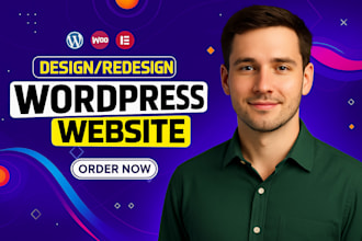 design or redesign wordpress website, wordpress ecommerce website, divi builder