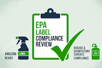 review your product label for epa and amazon compliance