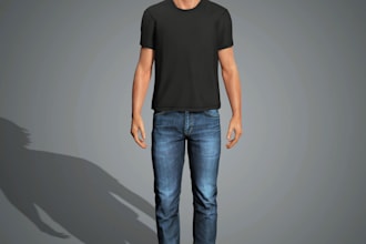 retexture 3d character,ue5 control rig, nsfw, 3d asset, realistic game character