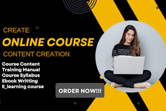 write custom online course content and provide plagiarism free assignment help