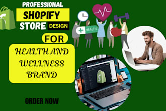 create a high converting shopify wellness store