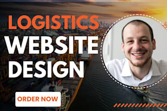 design logistics website, trucking, dispatch, freight broker, and moving website
