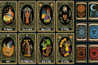do trading, oracle, tarot card template, playmat, rulebook, tcg, card box