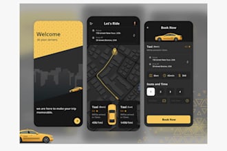 develop taxi booking app carpooling app uber clone app rideshare app taxi app