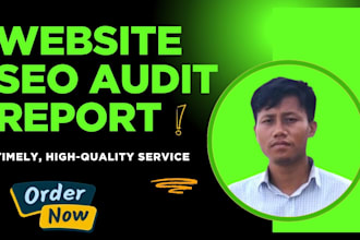 do website SEO audit report, competitor analysis, keyword research