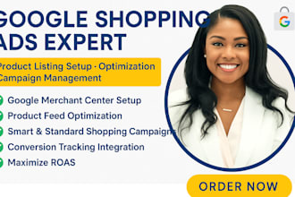 set up optimize and manage google shopping ads product listing ad campaign