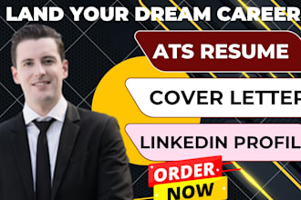 write and design job winning resume, cover letter and linkedin optimization